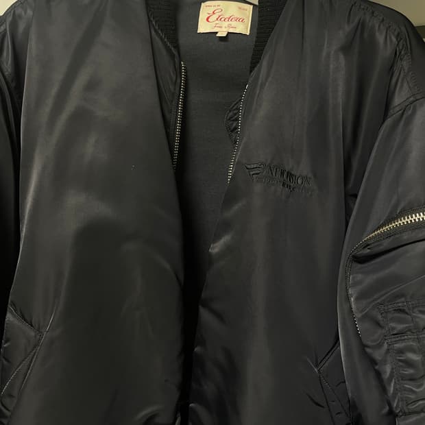 ETCE 리버시블 봄버 BLACK L