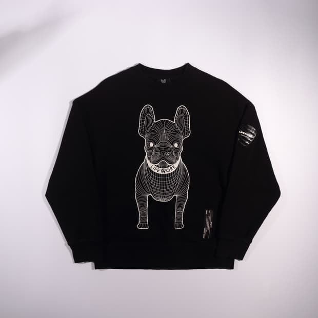 LIFEWORK 프린팅 맨투맨 B528