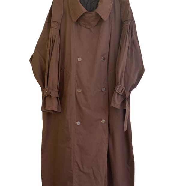 Pleats Trench Coat