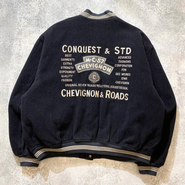 [XL] 90s CHEVIGNON 빈티지 울 바시티 자켓