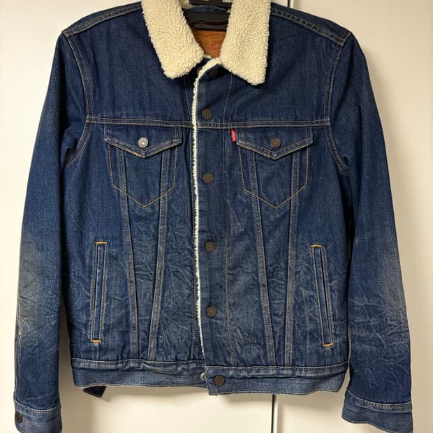 [정품] 리바이스 쉐르파 양털 데님 자켓 / 중청