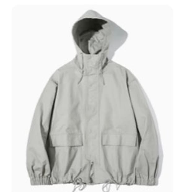 파르티멘토 후드 집업 스모크 그레이 m