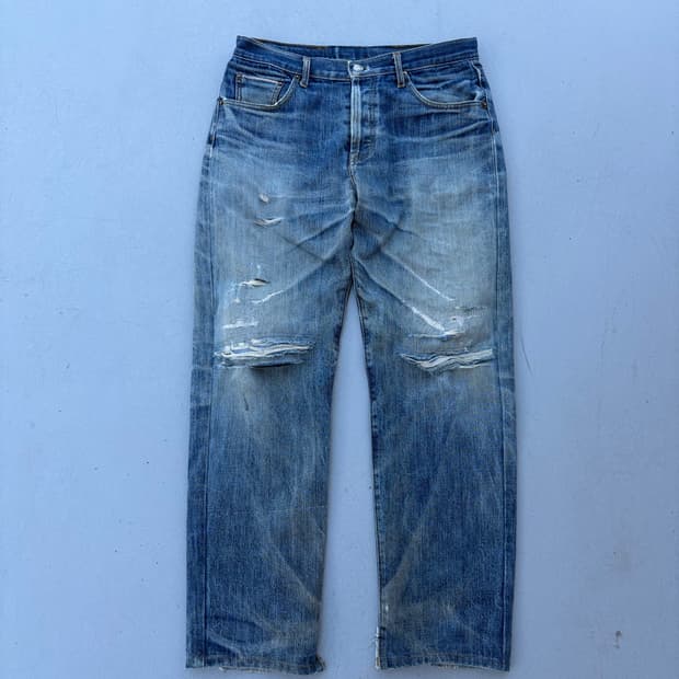90's levis 501 “RED" USA MADE