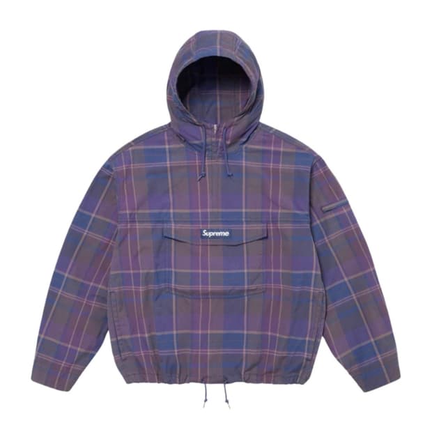 슈프림 24ss 유틸리티 아노락 플레이드