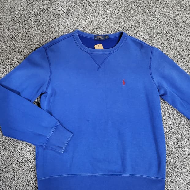 POLO RALPH LAUREN 블루 맨투맨