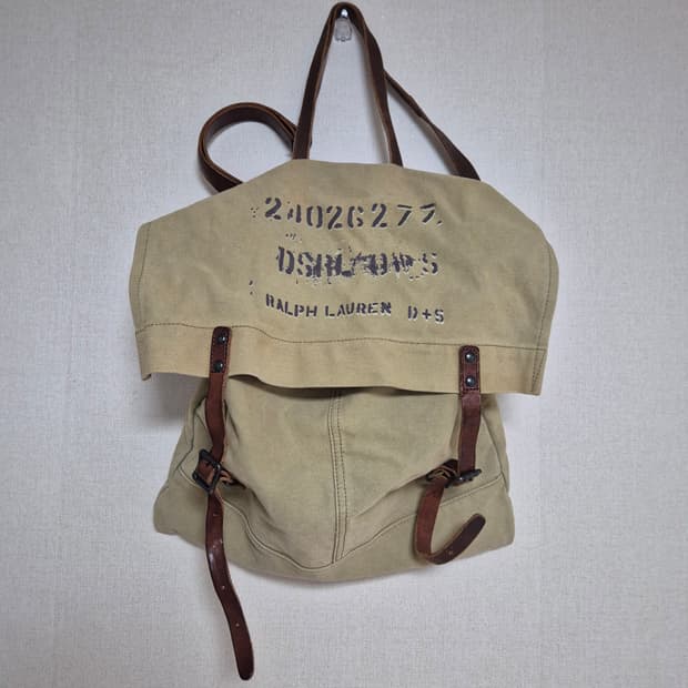 폴로 밀리터리 크로스백