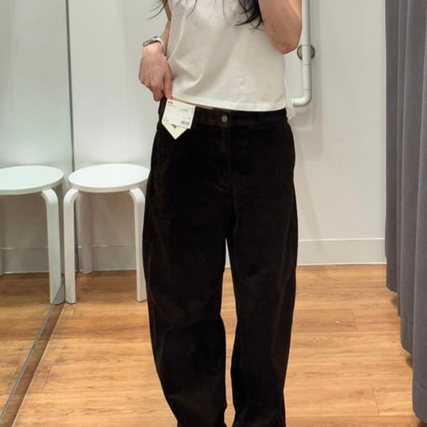 유니클로 코듀로이커브팬츠