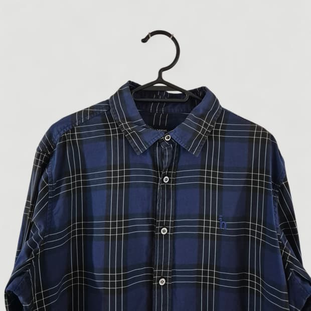 [100]헤지스 체크셔츠 긴팔