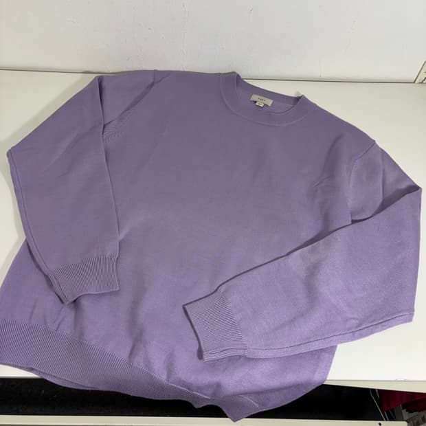 M THEY 퍼플 라운드니트