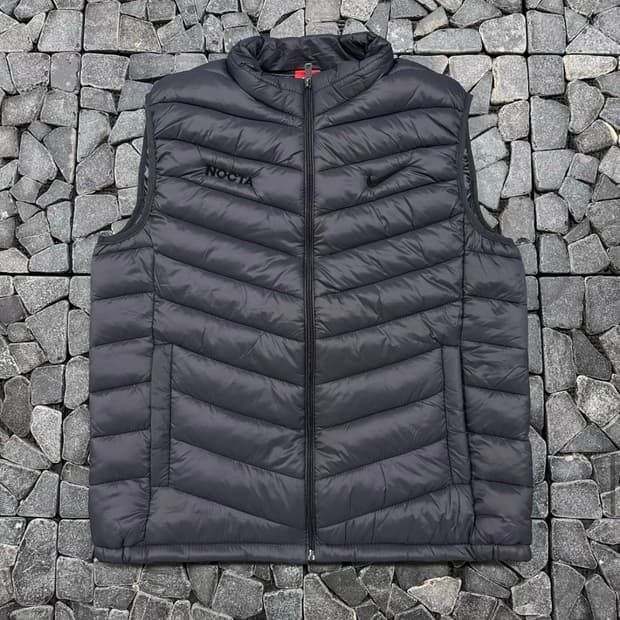 나이키 그레이 녹타 조끼 패딩 L / XL