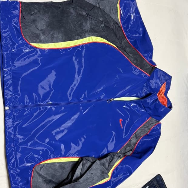 나이키 바람막이 블루