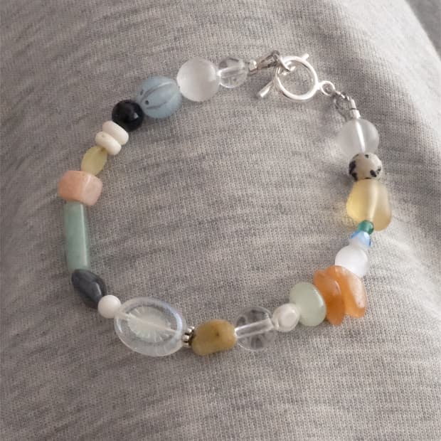 퓨어 젬 믹스 원석 팔찌