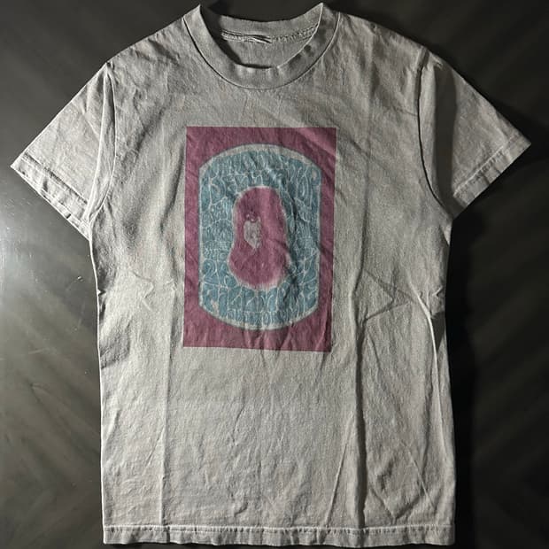 00s 빈티지 사이키델릭 포스터프린팅 티셔츠