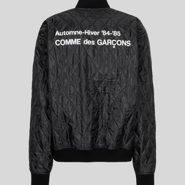CDG 84-85 Staff Blouson Quilted - Black