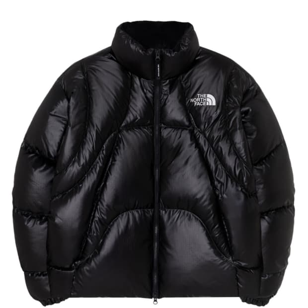 노스페이스 화이트라벨 웨이브 RDS 다운 자켓 블랙