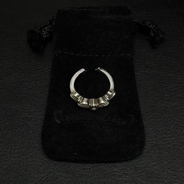 크롬하츠 베이비클래식 더블플로랄 크로스링 6.5