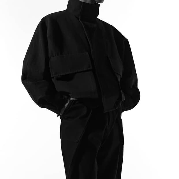 송지오 SONGZIO 오버핏 크롭 자켓