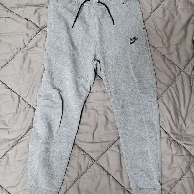 나이키 테크 플리스 조거팬 그레이