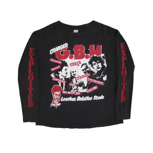 90‘s 차지드 GBH 밴드 티셔츠