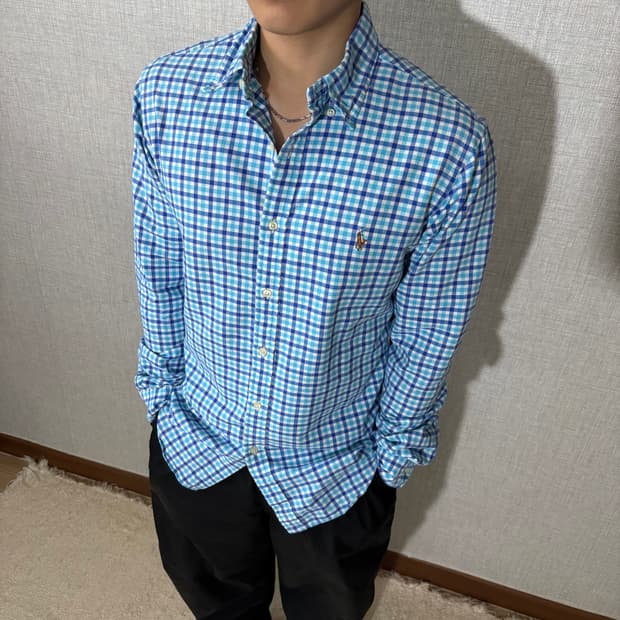 폴로 랄프로렌 체크 패턴 신형 셔츠