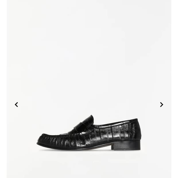 [42]The row(더 로우) soft eel loafer black