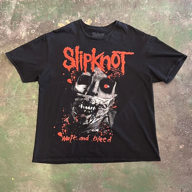 [2XL] 슬립낫 머천 반팔 티셔츠 Slipknot