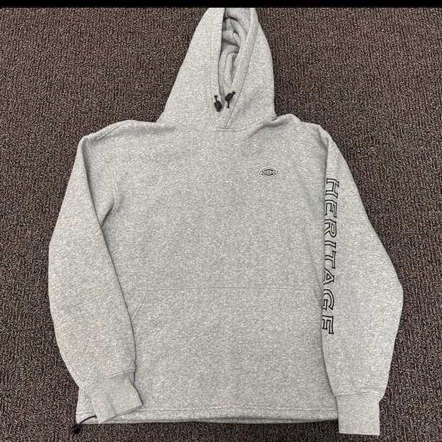 Dickies 디키즈 기모 후드티 그레이L