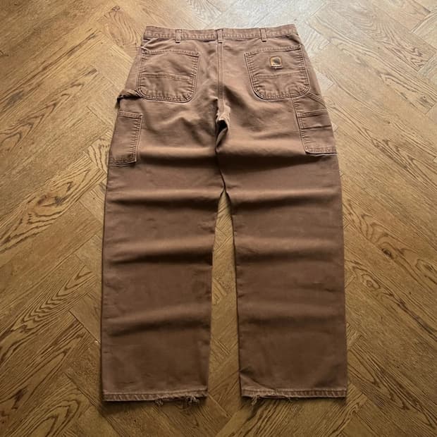 [36]칼하트 Made in USA 다크브라운 카펜터 워크 팬츠