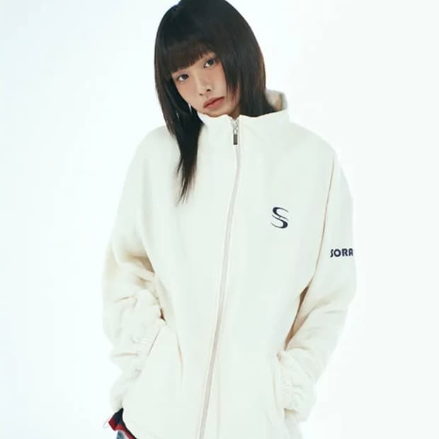 소라노 빅 로고 플리스 자켓