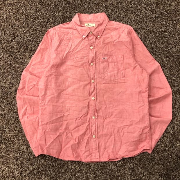 홀리스터 핑크 셔츠