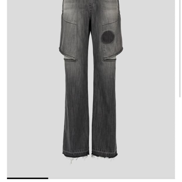 [S] 지용킴 24SS Layered Denim Trousers