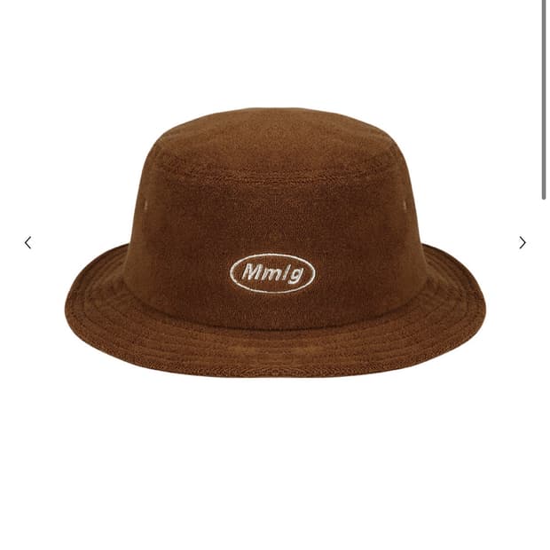 새제품_  [MmIg] BOW BUCKET (BROWN)