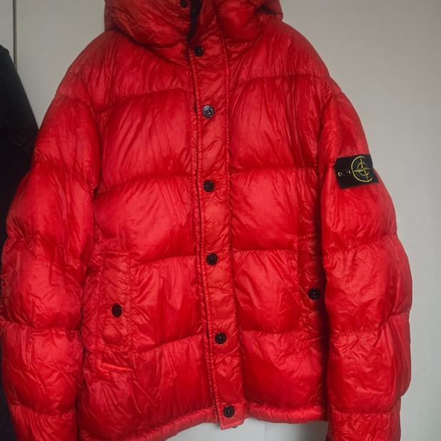 스톤아일랜드 가먼트다잉 패딩 XL 팝니다