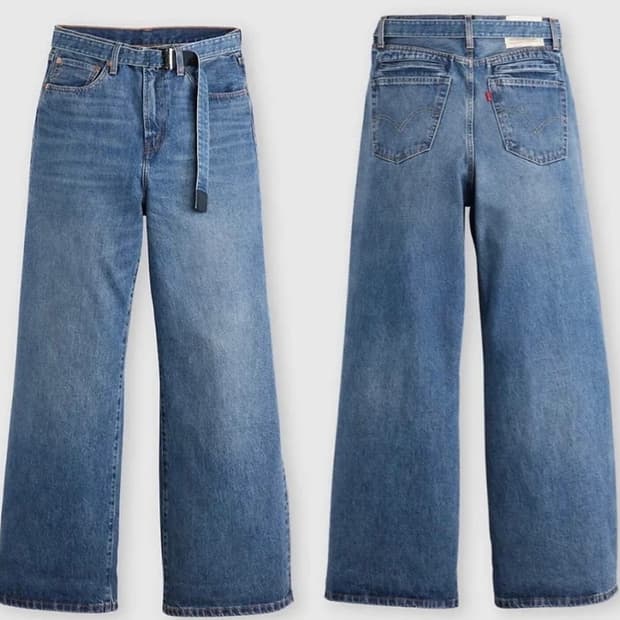 리바이스 사카이 데님팬츠 2사이즈