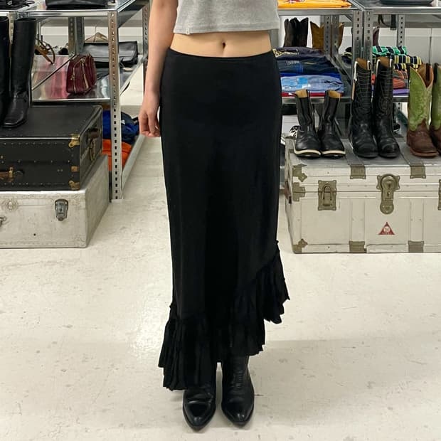 JEAN PAUL GAULTIER unbalance skirt 장폴고티에