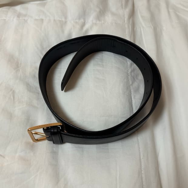 누마레 ee 블랙 레더 벨트