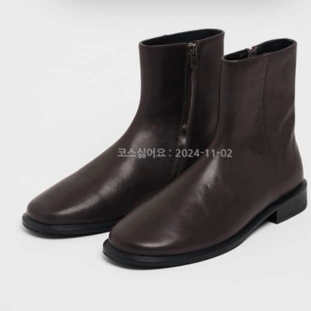 로스트가든 kkst 플랫부츠 브라운