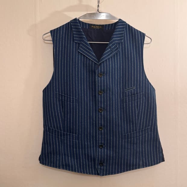 RRL 스트라이프 베스트