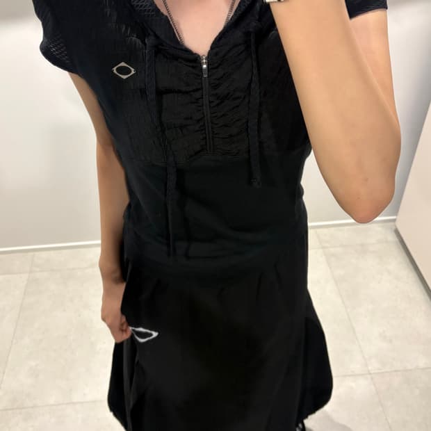 미스치프 후드 트랙 집업