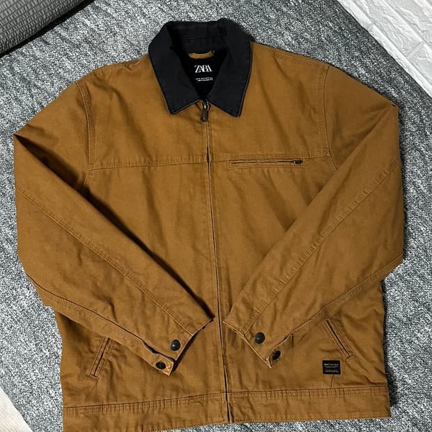  (카하트 디트로이트) 자라 브라운 코듀로이 자켓