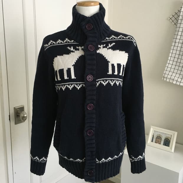 아베크롬비 노르딕 니트 가디건