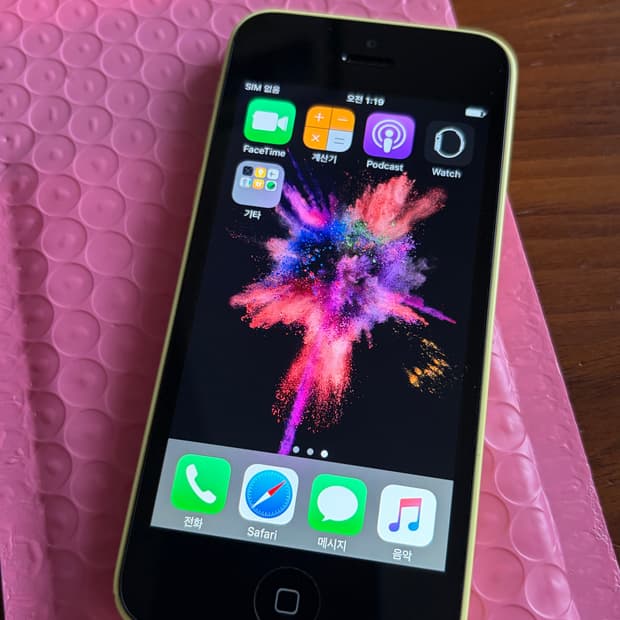 [5월6일 예약판매분] 아이폰 5c 옐로우 16기가 #5326