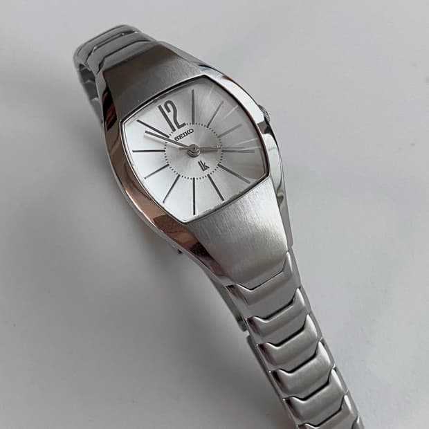 Seiko 세이코 쉘 실버 화이트