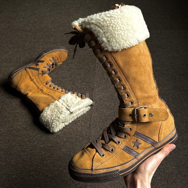 Converse 울트라 하이 스웨이드 스니커즈