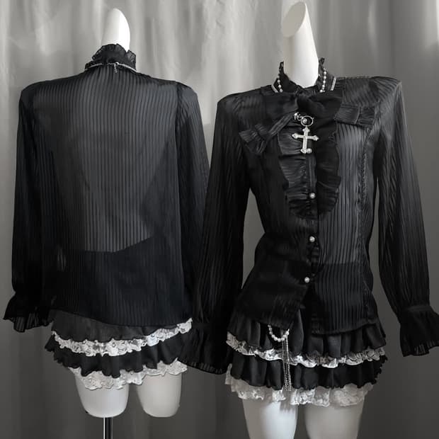 엑시즈팜 블라우스 axes femme