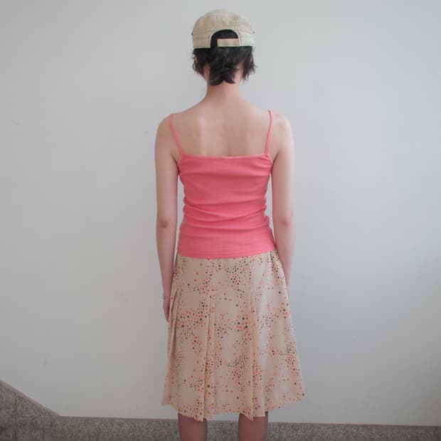 Newyorker dot pleats skirt