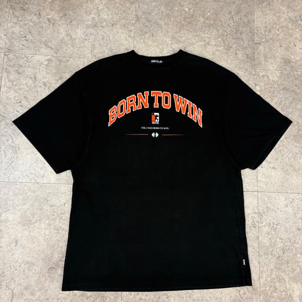 born to win 블랙 반팔티 #csz804