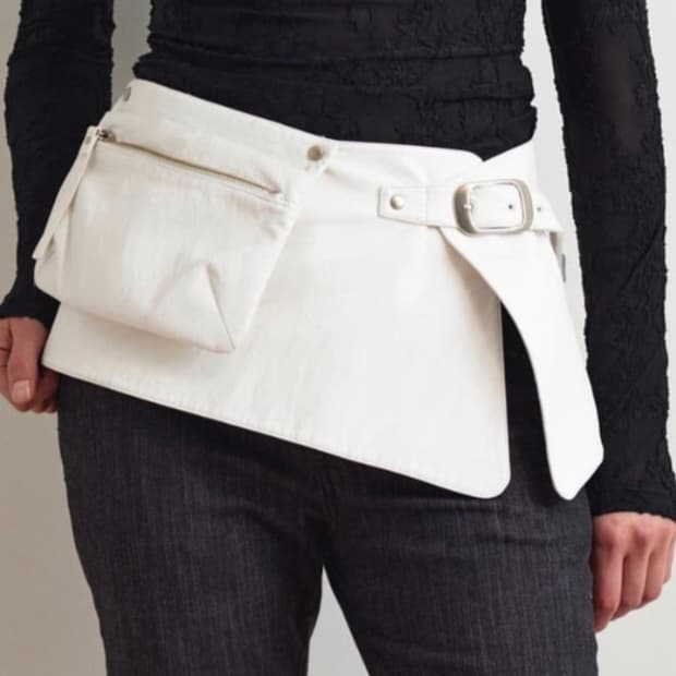 아옵트 레더 스커트