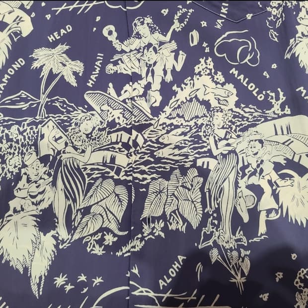 sun surf 하와이안셔츠