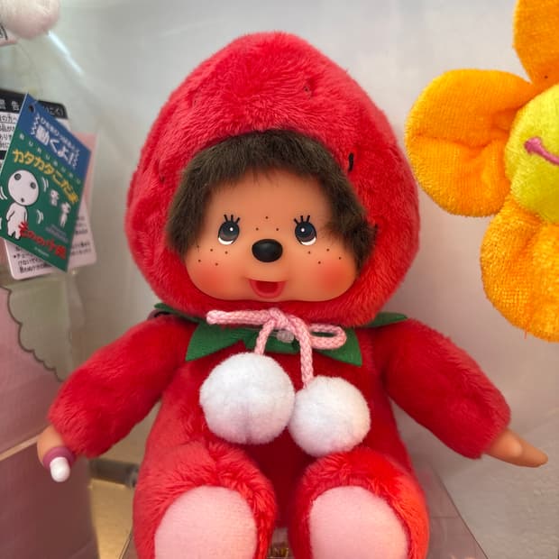 딸기 몬치치 인형